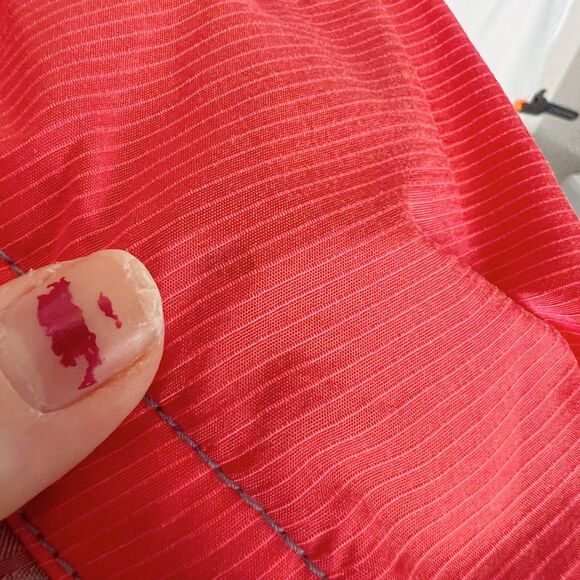 Vintage 1980s Kaelin Ski Jacket Orange Purple Holographic Women's Size 10 - Picture 7 of 8